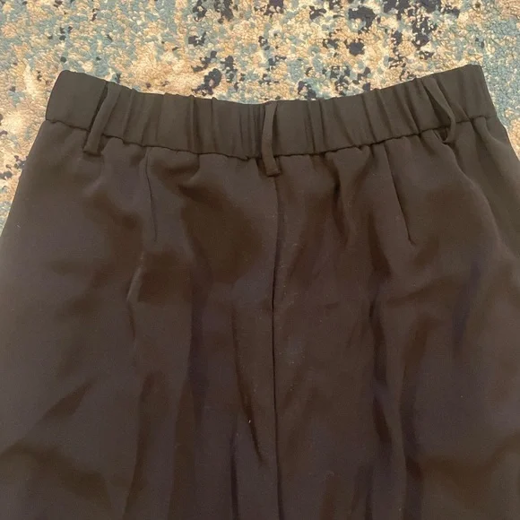 Tronjori Black Wide-Leg Women's Pants w/ Elastic Waist *Like New* Sz 6 - Picture 5 of 5